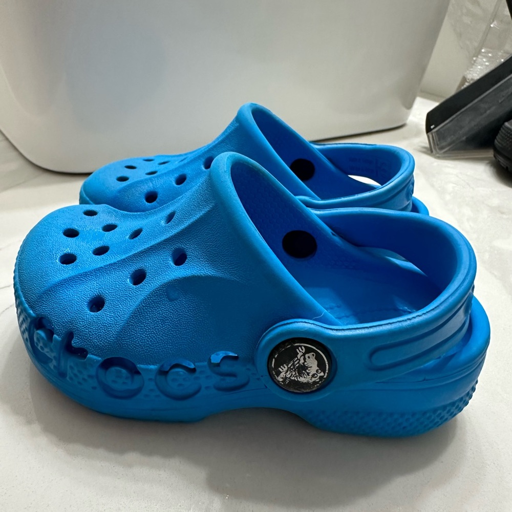 Blue Toddler Baya Crocs